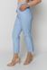 розмірна сітка брюки Мілана (40-60) стрейч, блакитний, брюки вкорочені 7/8 579479304 фото 1