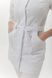 розмірна сітка куртка Касабланка преміум-котон білий на кнопках рукав 3/4 (40-66) 13510587011 фото 4